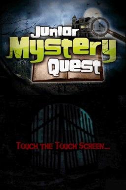 Junior Mystery Stories — Title screen