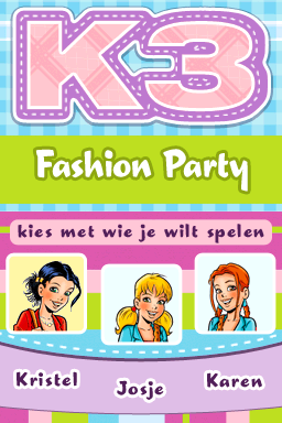 K3 Fashion Party — Title screen