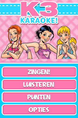 K3 Karaoke — Title screen