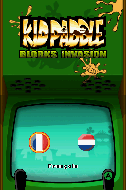 Kid Paddle : Blorks Invasion — Title screen