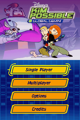 Kim Possible - Global Gemini — Title screen