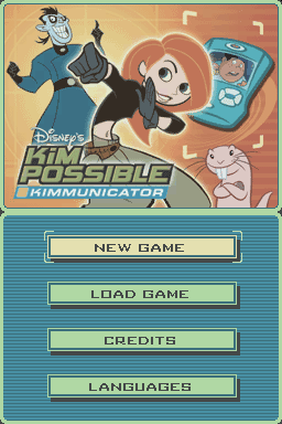 Kim Possible - Kimmunicator — Title screen