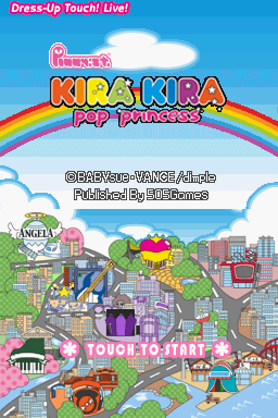 Kira Kira Pop Princess — Title screen