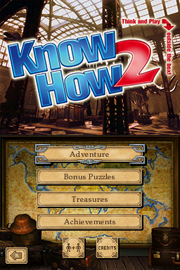 Know How 2 — Title screen