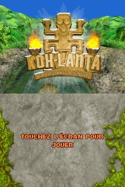 Koh-Lanta : Survie dans la Jungle — Title screen