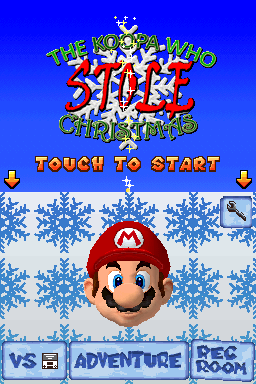 Koopa Who Stole Christmas, The — Title screen