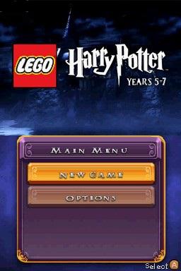 LEGO Harry Potter - Years 5-7 — Title screen