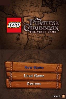 LEGO Pirates of the Caribbean - The Video Game — Title screen