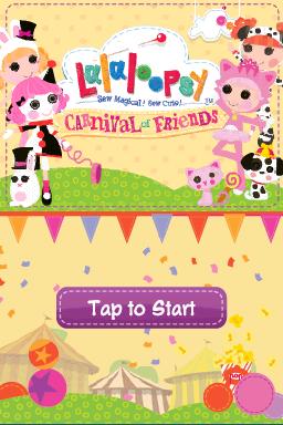 Lalaloopsy: Carnival of Friends — Title screen