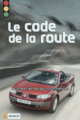 Le Code de la Route — Title screen