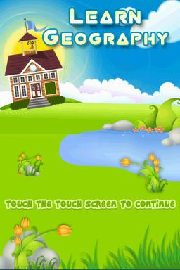 Learn Geography — Title screen