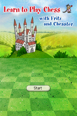 Learn to Play Chess with Fritz & Chesster — Title screen