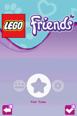 Lego Friends — Title screen