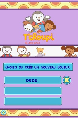Les Nouvelles Aventures De T'choupi Et Ses Amis — Title screen