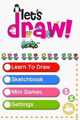 Let's Draw — Title screen