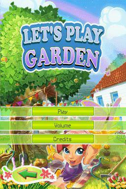Let's Play Garden — Title screen