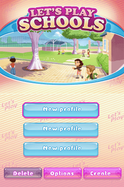 Let's Play Schools — Title screen