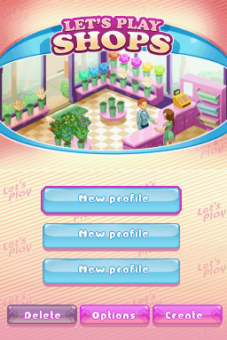 Let's Play Shops — Title screen