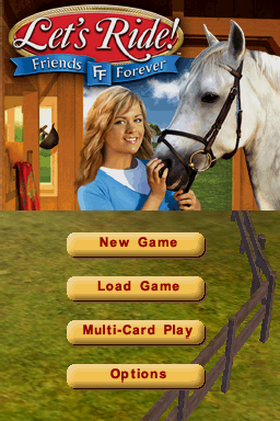 Let's Ride: Friends Forever — Title screen