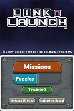 Link 'n' Launch — Title screen