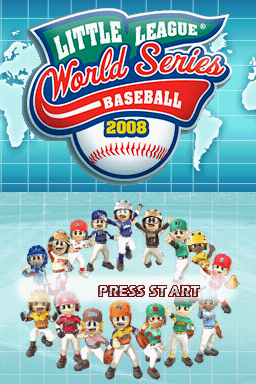 Little League World Series Baseball 2008 — Title screen