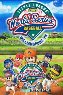 Little League World Series Baseball 2009 — Title screen