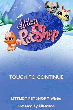 Littlest Pet Shop : Winter — Title screen