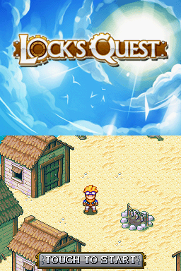 Lock's Quest — Title screen