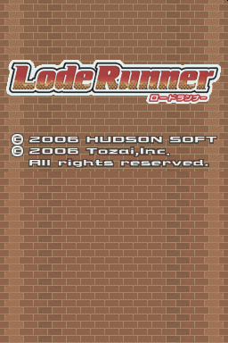 Lode Runner — Title screen