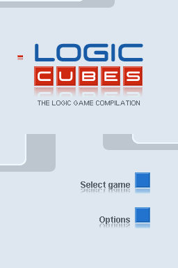 Logic Cubes — Title screen