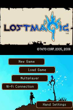 LostMagic — Title screen