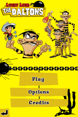 Lucky Luke - The Daltons — Title screen