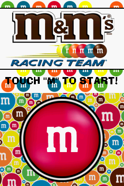 M&M's : Kart Racing — Title screen