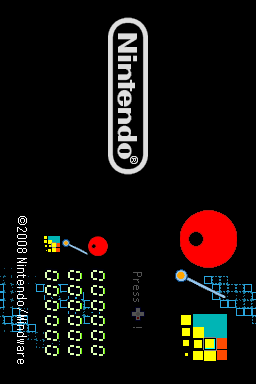Maboshi's Arcade — Title screen