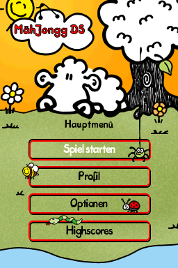 Maeh Jongg Ds — Title screen