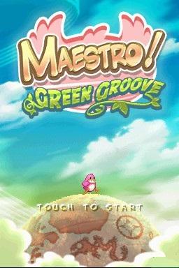 Maestro! Green Groove — Title screen