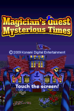 Magician's Quest: Mysterious Times — Title screen
