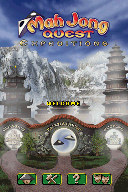 Mah Jong Quest - Expeditions — Title screen