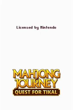 Mahjong Journey: Quest for Tikal — Title screen