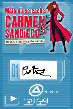 Mais Ou Se Cache Carmen Sandiego - Mystere Au Bout Du Monde — Title screen