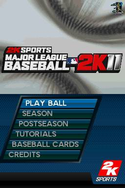 Major League Baseball 2k11 — Title screen