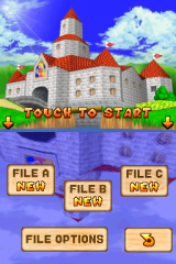 Mario's Star Quest — Title screen