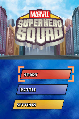 Marvel Super Hero Squad — Title screen