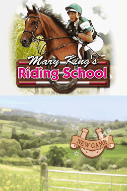 Mary King's Riding School — Title screen