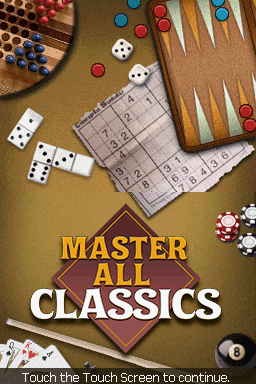 Master All Classics — Title screen