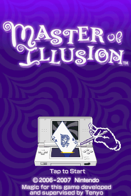 Master of Illusion — Title screen