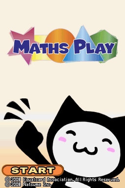 Maths Play - Have Fun With Numbers! — Title screen