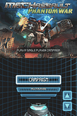 MechAssault : Phantom War — Title screen