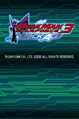 Mega Man Star Force 3 - Black Ace — Title screen