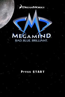 Megamind - The Blue Defender — Title screen